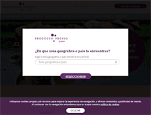 Tablet Screenshot of productopropio.com